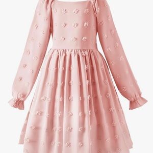 Elegant Pink Kids Formal Dress